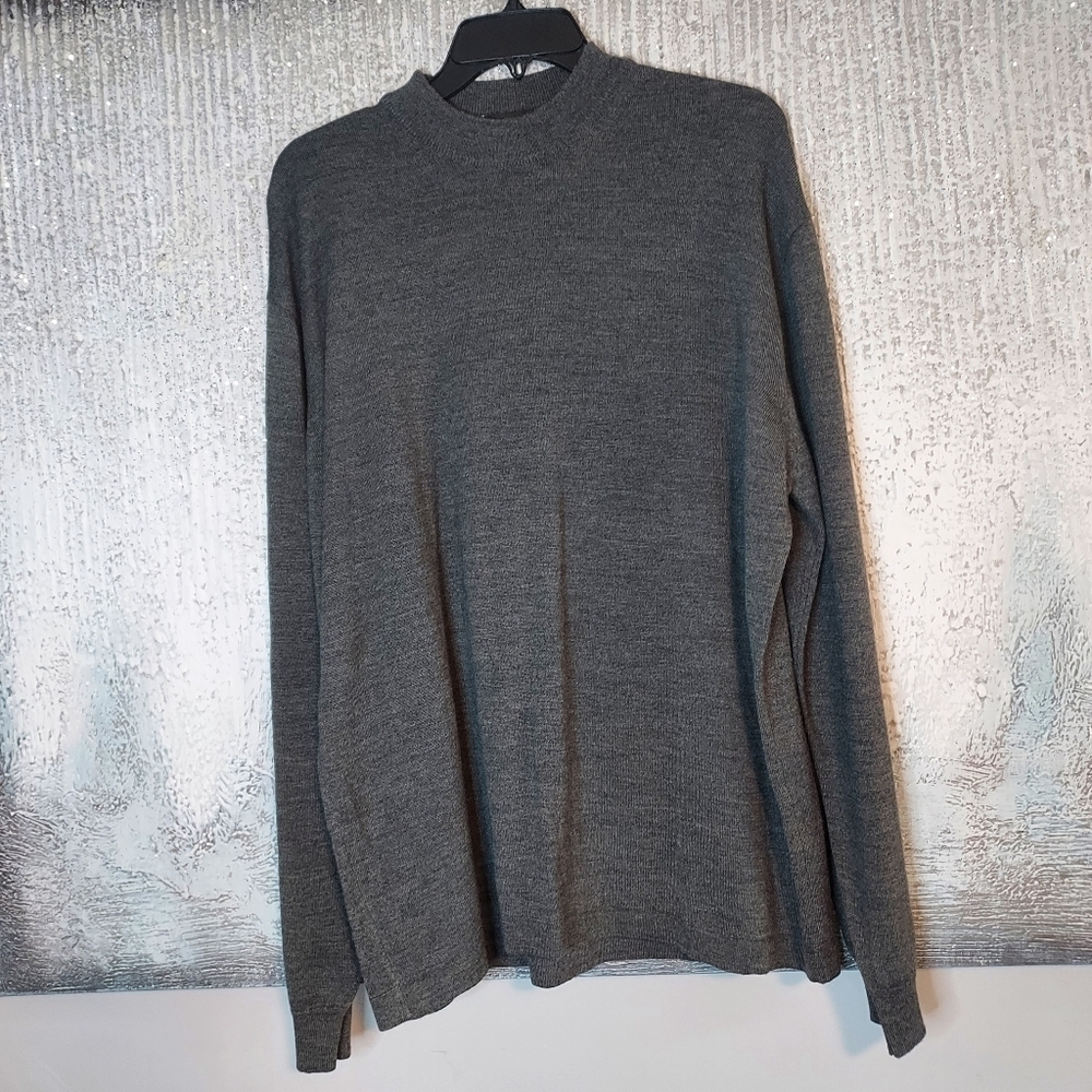 Men's Cezani Merino Wool Blend Grey Sweater